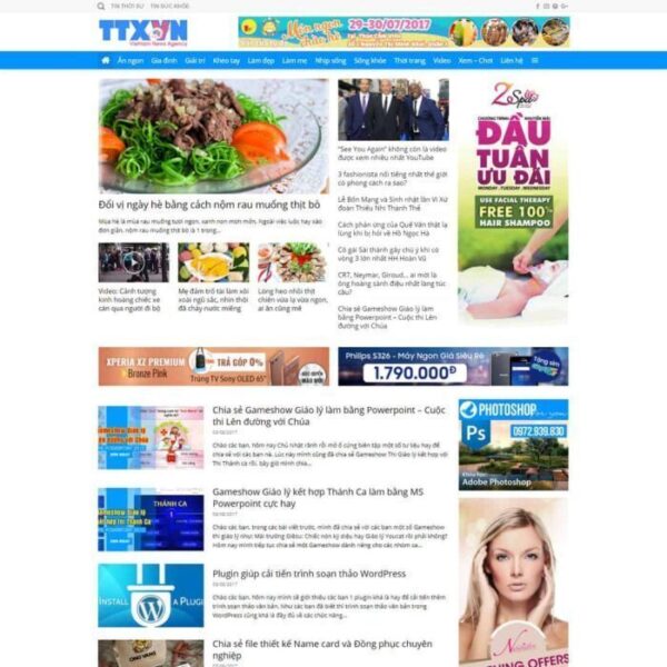 Website Tin Tức 01 – Blog
